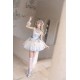 Nine Odes Blue Mist Moonlight Blouse, Corset Top and Skirt Sets(Reservation/3 Colours/Full Payment Without Shipping)